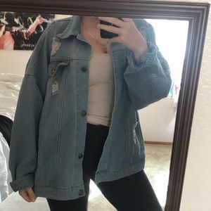 Oversized Jean Jacket💛